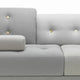 Vitra Polder Sofa in The Pebble Greys — packshot, detail