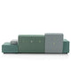 Vitra Polder Sofa in The Sea Greens — packshot, detail