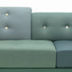 Vitra Polder Compact Sofa in The Sea Greens — lifestyle, detail