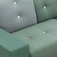Vitra Polder Compact Sofa in The Sea Greens — lifestyle, detail