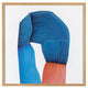 Vitra Design Museum Poster Bouroullec Bicolor 67.5×67.5cm — packshot, detail with oak frame