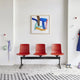 Vitra Design Museum Poster Bouroullec Multicolor 67.5×67.5cm — lifestyle