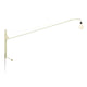 Vitra Potence Wall Light in Prouvé Blanc Colombe Ecru — packshot, light on