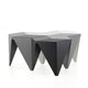 Vitra Prismatic Table — studio, group, Dark Grey, Grey and Light Grey
