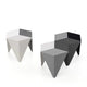 Vitra Prismatic Table — studio, group, Dark Grey, Grey and Light Grey