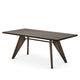 Vitra S.A.M. Bois Dining Table in Solid Dark Oak — packshot