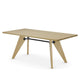 Vitra S.A.M. Bois Dining Table in Solid Natural Oak — packshot