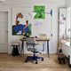Vitra Abat-Jour Conique — lifestyle, with Vitra Standard Chair, Compas Direction Desk, Tabouret Métallique, Petite Potence and Lampe de Bureau