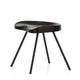 Vitra Tabouret 307 Low Stool in Deep Black / Dark Oak — packshot, detail