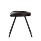 Vitra Tabouret 307 Low Stool in Deep Black / Dark Oak — packshot, detail