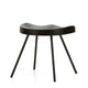 Vitra Tabouret 307 Low Stool in Deep Black / Dark Oak — packshot, detail