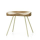 Vitra Tabouret 307 Low Stool in Prouvé Blanc Colombe / Natural Oak — packshot