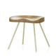 Vitra Tabouret 307 Low Stool in Prouvé Blanc Colombe / Natural Oak — packshot, detail