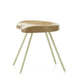 Vitra Tabouret 307 Low Stool in Prouvé Blanc Colombe / Natural Oak — packshot, detail
