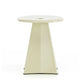 Vitra Tabouret Métallique Low Stool in Prouvé Blanc Colombe — packshot, detail