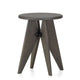 Vitra Tabouret Bois Stool in Solid Dark Oak — packshot