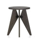 Vitra Tabouret Bois Stool in Solid Dark Oak — packshot, detail