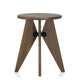 Vitra Tabouret Bois Stool in Solid American Walnut — packshot, detail