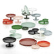 Vitra High Tray — studio, with Vitra Rotary Tray and Vitra Trays Set of 3