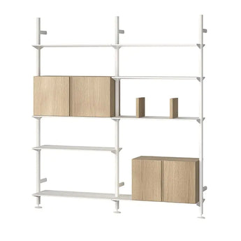 Pira G2 Floor-to-Wall Shelving Bundle A