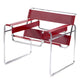 Knoll Wassily Lounge Chair in Belting Leather, Chrome Frame — packshot