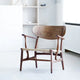 Carl Hansen CH22 Lounge Chair in Walnut — lifestyle