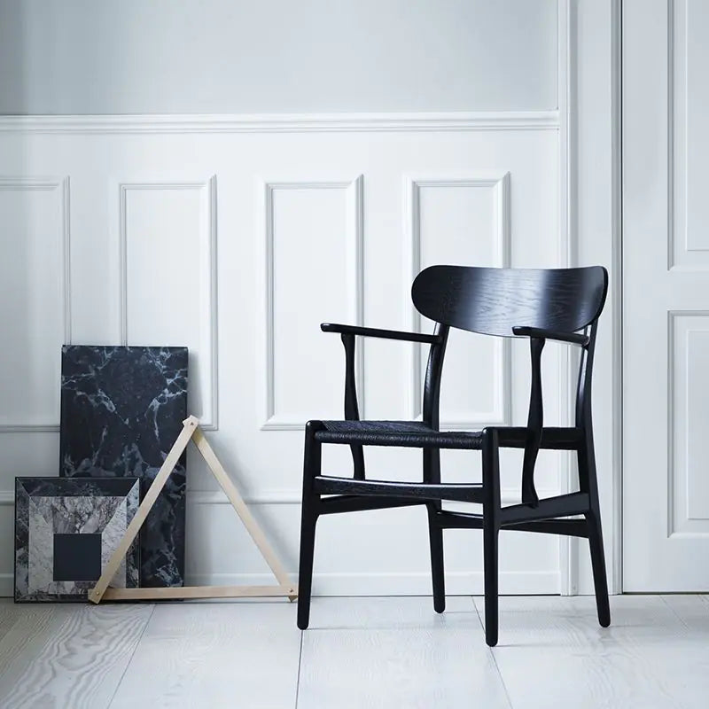Carl Hansen CH26 Dining Chair, Oak Black Lacquer — Ex-Display | Innes Carl Hansen CH26 Dining Chair, Oak Black Lacquer — Ex-Display | Innes